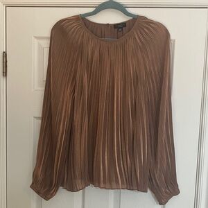 Gorgeous Golden Pleated Blouse
